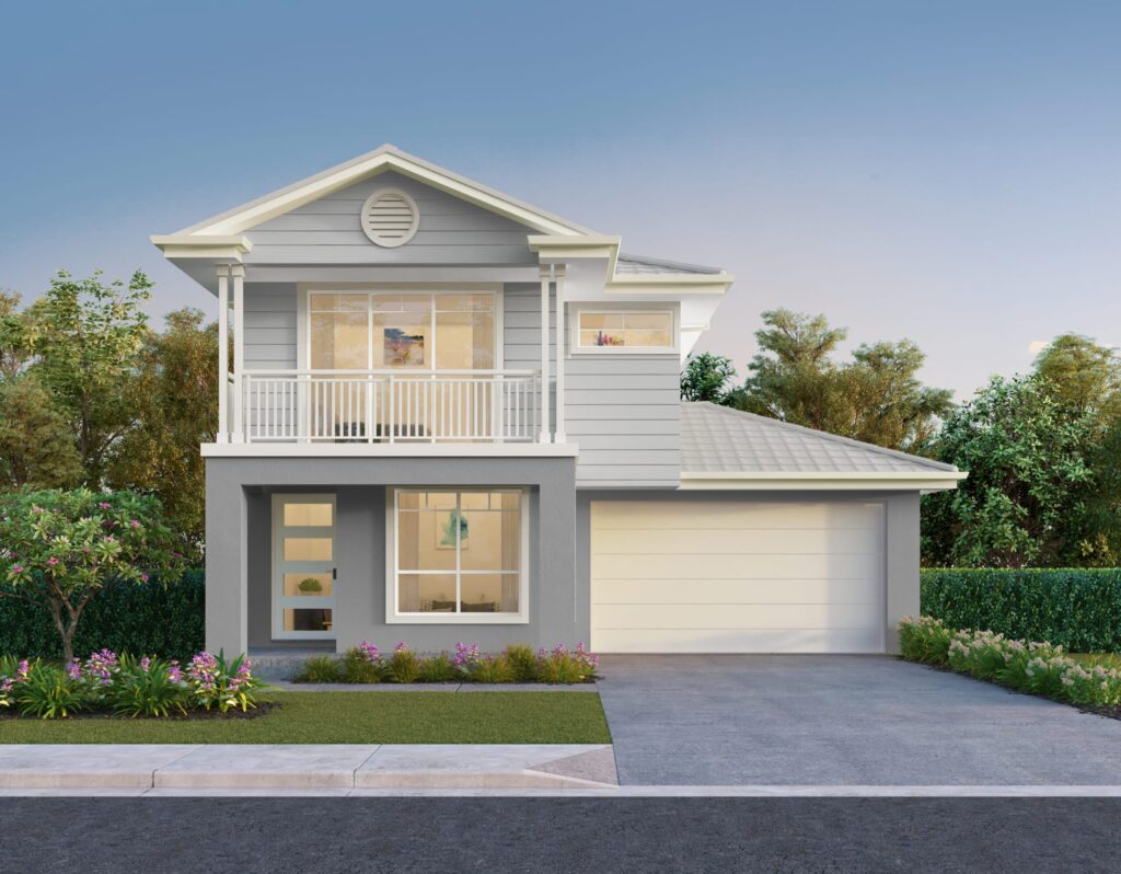 Fraser 25 hamptons double garage additional colour scheme ext 3 scaled – Ozzie Dream Homes custom builder Sydney